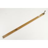 A 44" Customs & Excise boxwood and brass head rod by DRING & FAGE London F