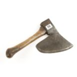 A fine 18c French R/H side axe with G.V.