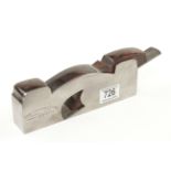 A very rare PRESTON No 1351 Malleable iron shoulder plane with makers mark on the side of the plane