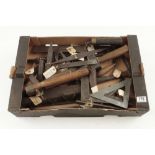 A quantity of stonemasons tools etc