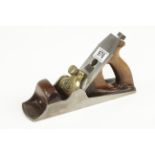 A 10 1/2" NORRIS No A52 adjustable iron panel plane with full 2 1/2" replacement Norris iron G+