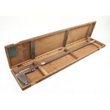 An engineers 1m vernier caliper gauge by MITUTOYO unused in orig box G++