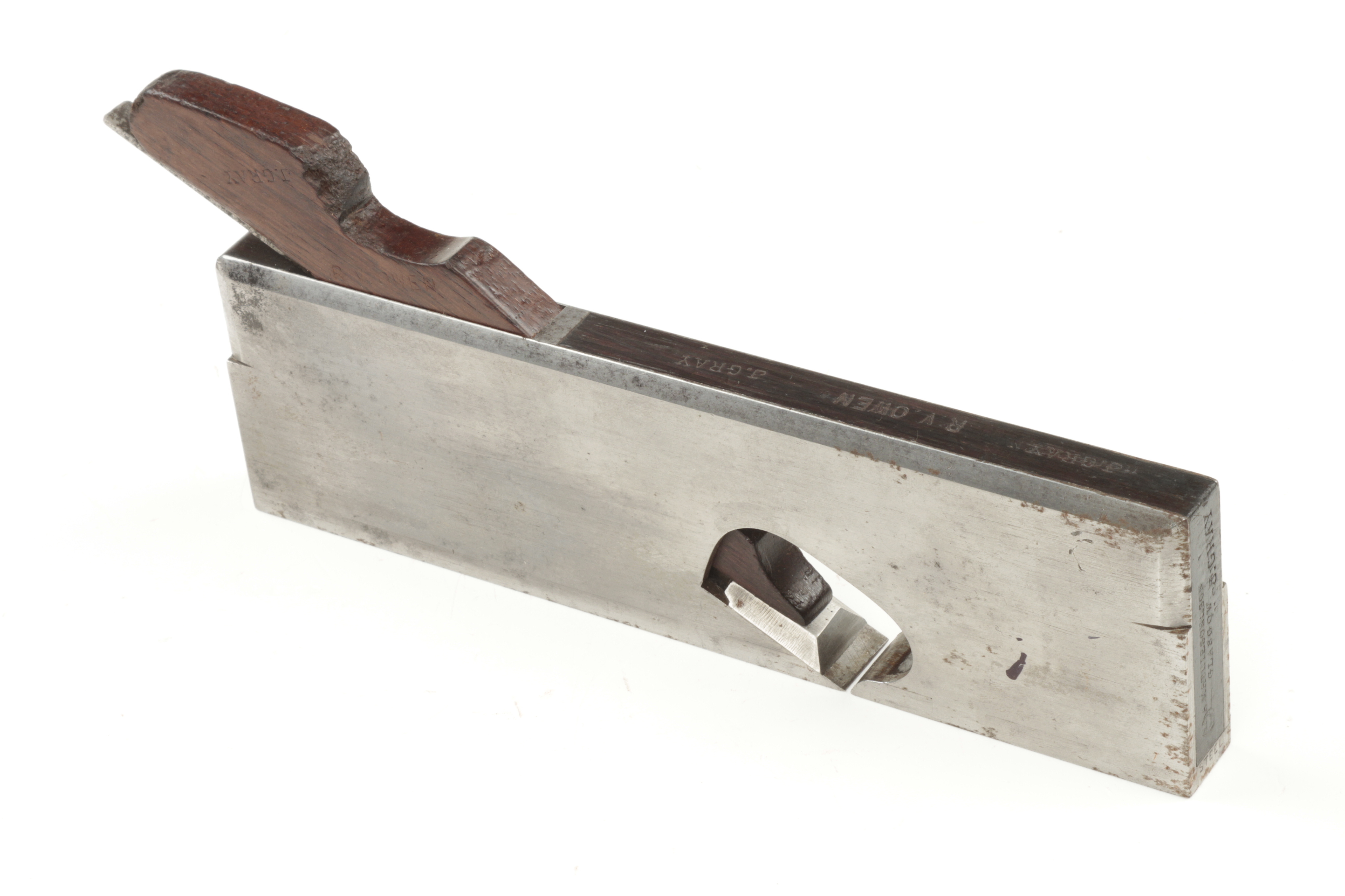 A 3/4" rebate plane by MATHIESON small chip to wedge G+ - Image 2 of 3