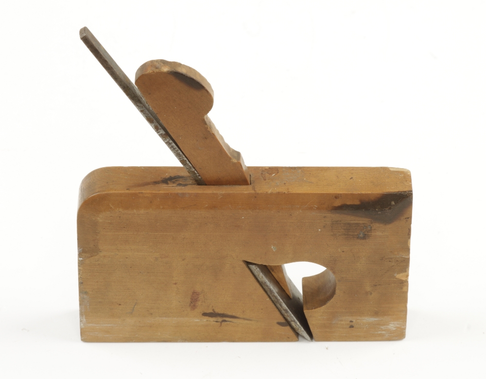 A small boxwood rebate plane by MELHUISH Fetter Lane 4 1/2" x 3/4" G+ - Image 2 of 2