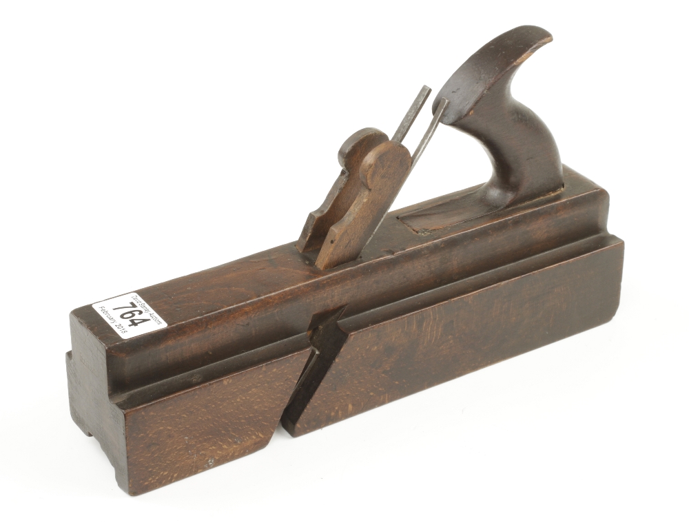 A handled 13" stick and rebate plane by W.