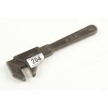 A rare adjustable rack wrench by BSA No 3 (Birmingham Small Arm Co) patent No 25592/07 with