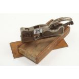 A 1" RECORD No 072 shoulder plane in orig box plating coming away from lever G+