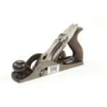 A STANLEY No 10 1/2 low knob rebate plane with most orig iron G+