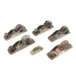 Six metal block planes G