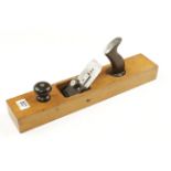 An 18" GAGE G28 beech fore plane,