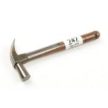 A fine quality strapped claw hammer with rosewood handle G+