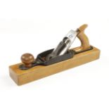 A STANLEY No 27 beech jack plane,