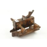 A beech screwstem plough by MATHIESON No 7B with boxwood stems and nuts,