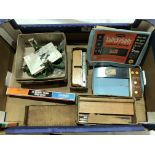 A box of tools in orig boxes