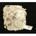 A very fine quality Meiji period ivory t