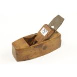 A boxwood smoothing plane 8" x 3" G