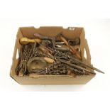 A box of brace bits and other tools G