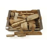 A quantity of stonemasons tools etc