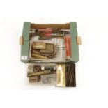 A box of assorted watchmakers tools G