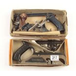 Two No 78 rebate planes by STANLEY & WODEN both in original boxes G+