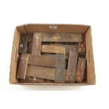 15 rosewood or ebony squares well used G-