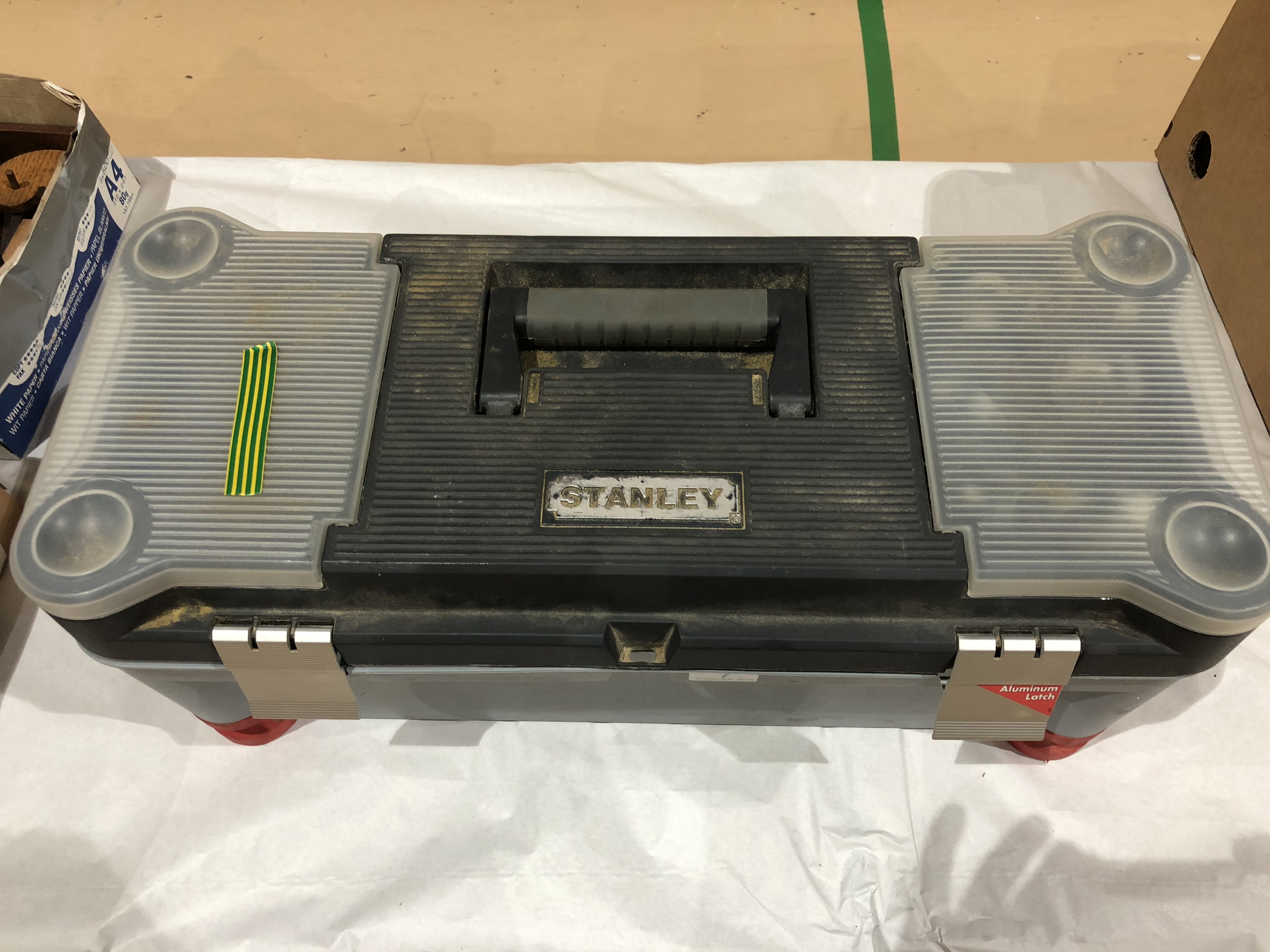 A STANLEY tools box with plumbers tools G