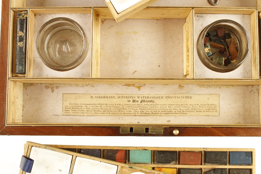 An early artists large comprehensive paint box by R. - Image 4 of 6