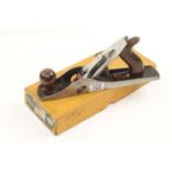 A little used English STANLEY No 10 rebate plane in orig box G+