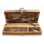 A joiners carrying case with a quantity of tools G