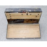 A joiners carrying case with a few tools G