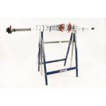 An adjustable tressel and a frame clamp N