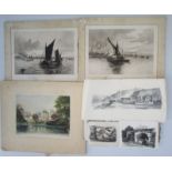 Prints including signed etchings