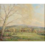 GORDON CLIFFORD BARLOW Landscape Oil on canvas Signed 50 x 60cm