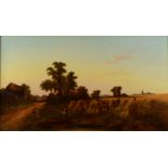 WALTER WILLIAMS The Harvest Field Oil on canvas 60 x 107cm