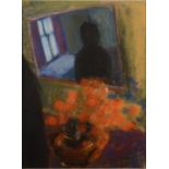 GEOFF OGDEN Reflections Pastel Initialled Inscribed to the back 41 x 30cm Together with a