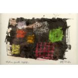 JOHN WELLS Untitled 96/21D Mixed media Signed,