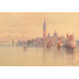 THOMAS GREENHALGH Venice Watercolour Signed 24 x 35cm