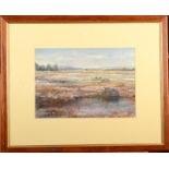 KRISTAN BAGGALEY Moorland Watercolour Signed and dated '94 22.