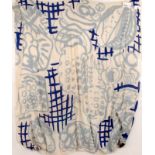 PATRICK HERON Gourmet Screenprinted silk scarf Signed and dated '47 to the print 90 x