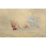 WILLIAM HENRY PEARSON Running For Port Watercolour Signed and inscribed 32 x 50.