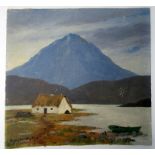 EILEEN LANGLEY ELLIS County Donegal Oil on board Signed Inscribed and dated 1933 to the back 34