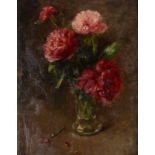 ALMA GOGIN Peonies Oil on board Signed to the back 50 x 40cm