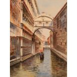 ZENLI? Venice Watercolour Indistinctly signed 39 x 29cm