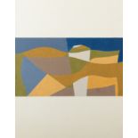 GEORGE DANNATT Narrow Landscape No.6 Whitestone Cross Oil on canvas Inscribed to the back 45.