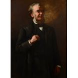 STANHOPE ALEXANDER FORBES Portrait of a gentleman Oil on canvas lined Signed and dated 1881 110