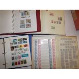 An album of Isle of Man, one of Grenada, a duplicated China stockbook and a G.B. album.