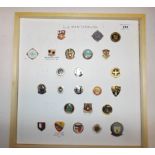 Various counties:- A collection of approximately 245 bowling badges including Leicestershire, Essex,