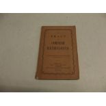 "A Tract for Cornish Methodists." edited by Capt. Charles Thomas, orig wps, Redruth 1864 vg.