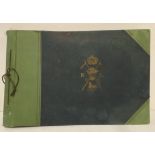 Twelfth Prince of Wales' Royal Lancers:- A scarce bound regimental book dated 1909, Sialkot, Punjab,