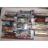 Thirteen Corgi original Omnibus die-cast each boxed.